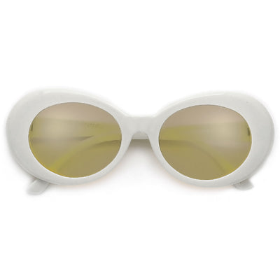 Vintage Inspired Oval Cobain Clout Sunnies - Sunglass Spot