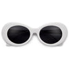 Vintage Inspired Oval Cobain Clout Sunnies - Sunglass Spot