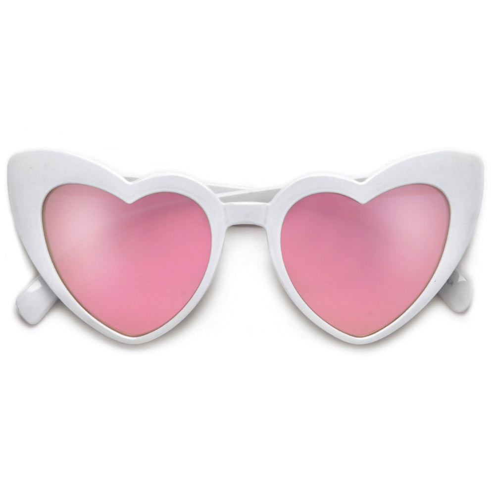 Lovestruck High Tip Cute Heart Sunglasses - Sunglass Spot