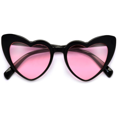 Lovestruck High Tip Cute Heart Sunglasses - Sunglass Spot