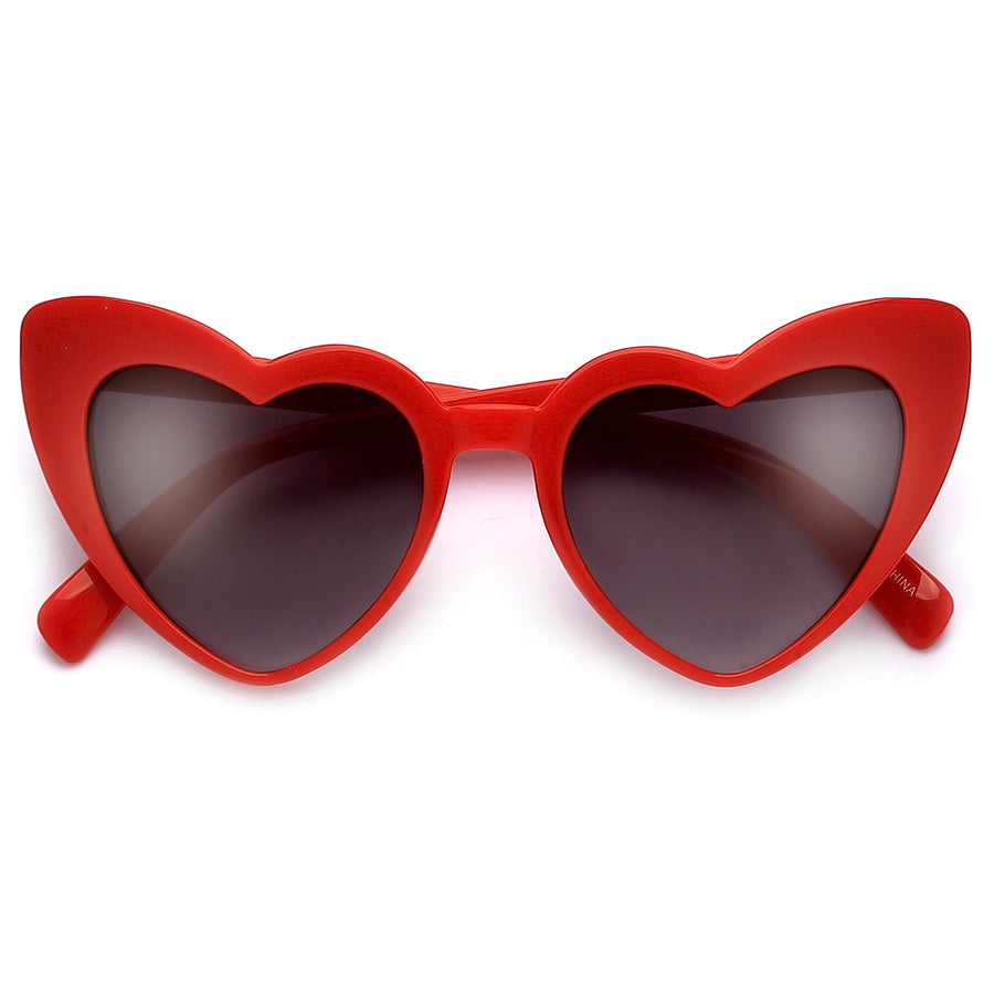 Lovestruck High Tip Cute Heart Sunglasses - Sunglass Spot