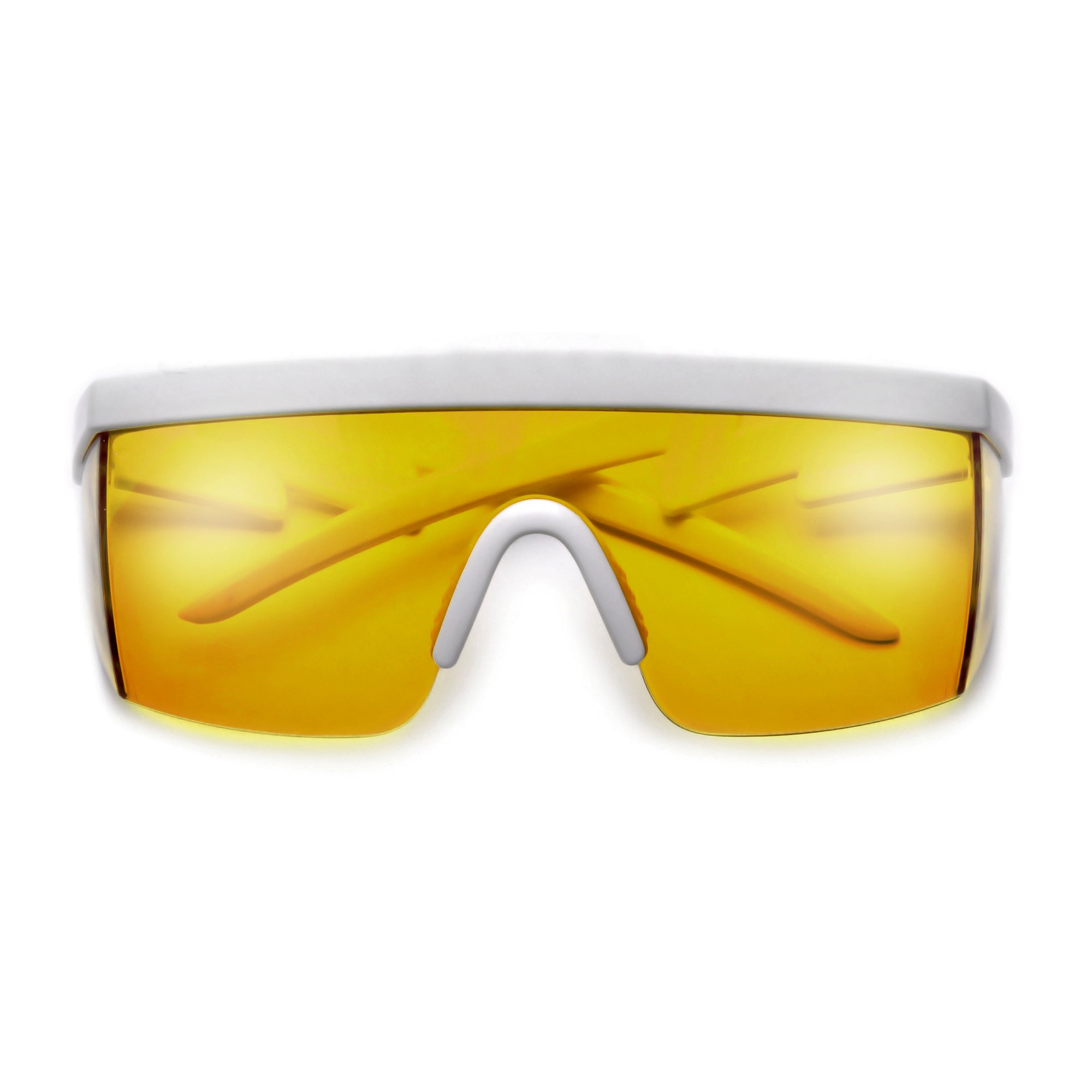 Electric Bolt Wrap Around Shield Shades - Sunglass Spot
