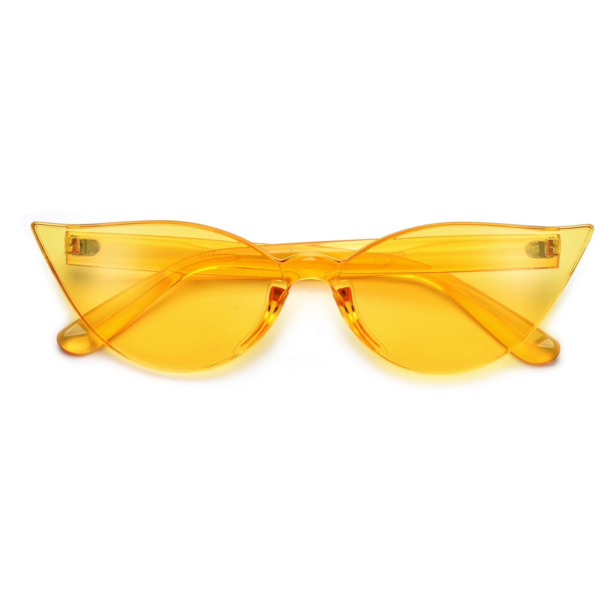 THICK BLOCKY RETRO CAT EYE SUNGLASSES - Sunglass Spot