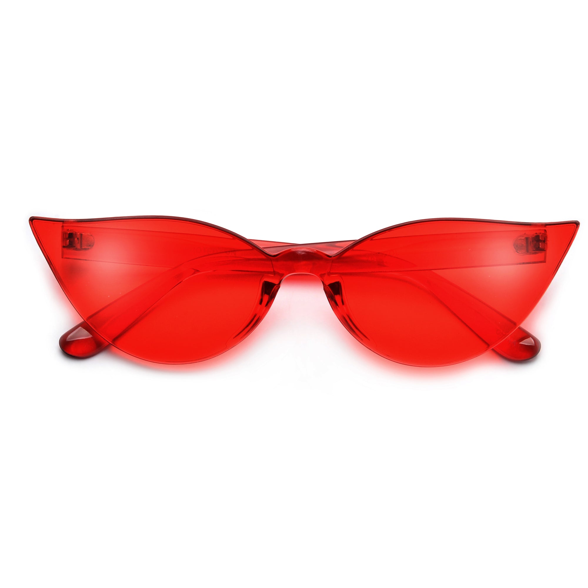 THICK BLOCKY RETRO CAT EYE SUNGLASSES - Sunglass Spot