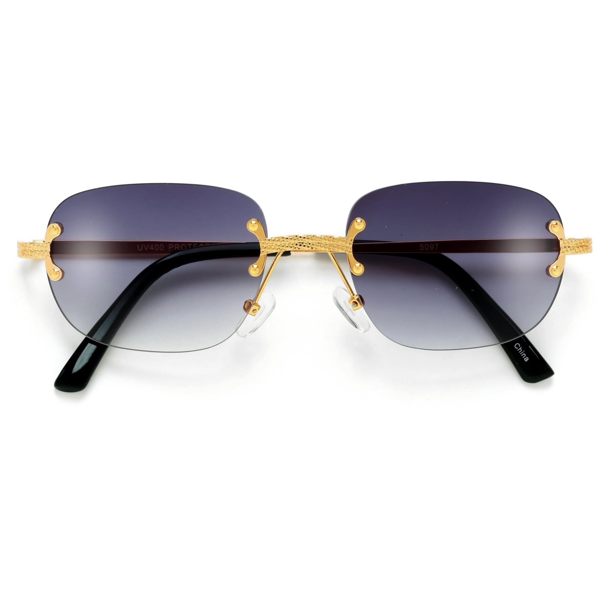 Ultra Chic Light Rimless Round Sunnies