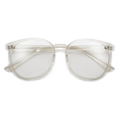 Retro Round Horn Rimmed P3 Frame Eyewear Glasses - Sunglass Spot