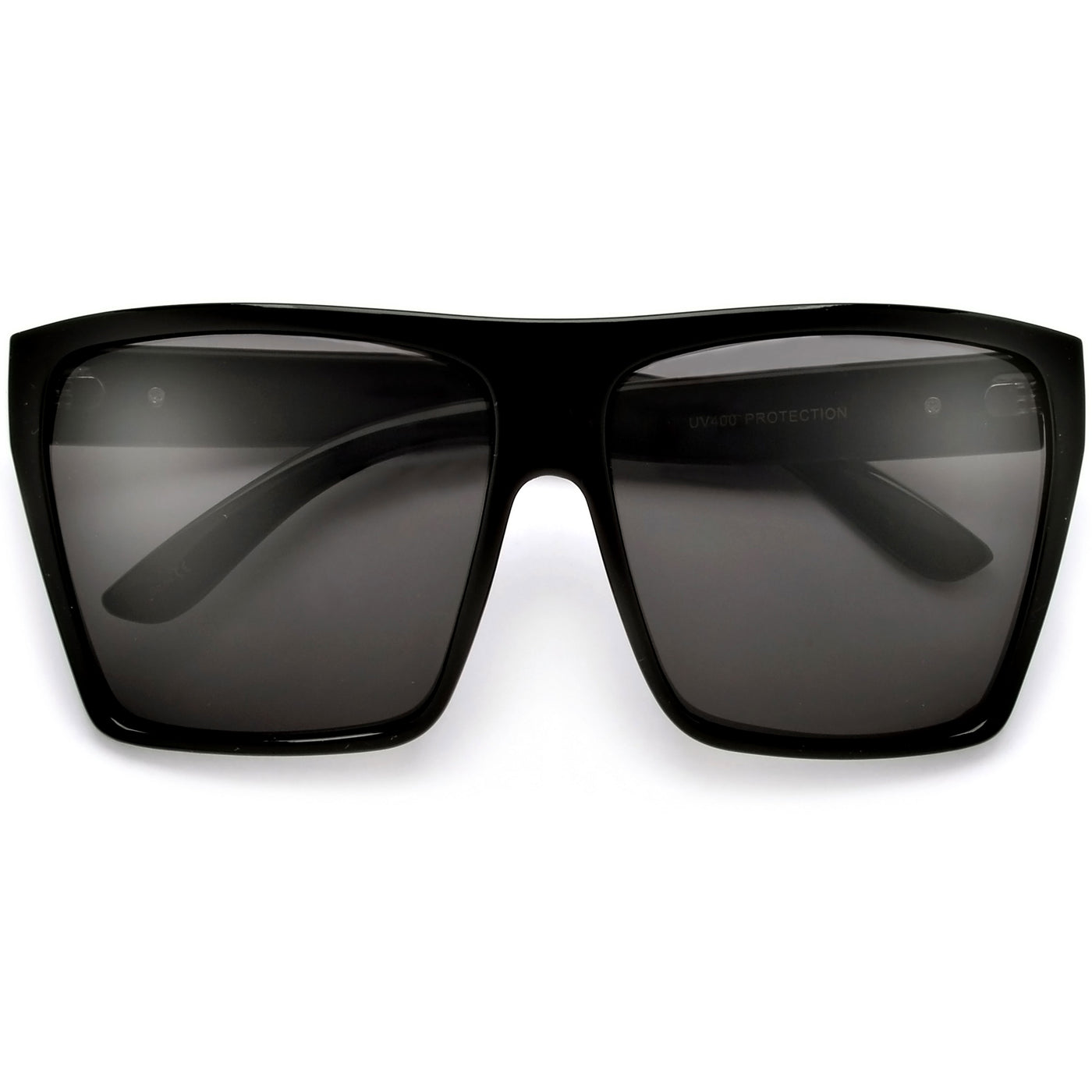 Large Oversized Indie Fashion Flat Top Squared Frame Sunglasses