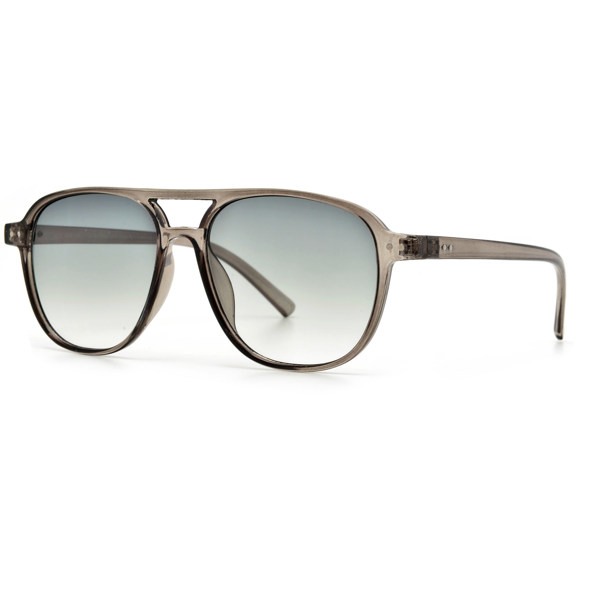 Streamlined Minimalist Studded Retro Aviator