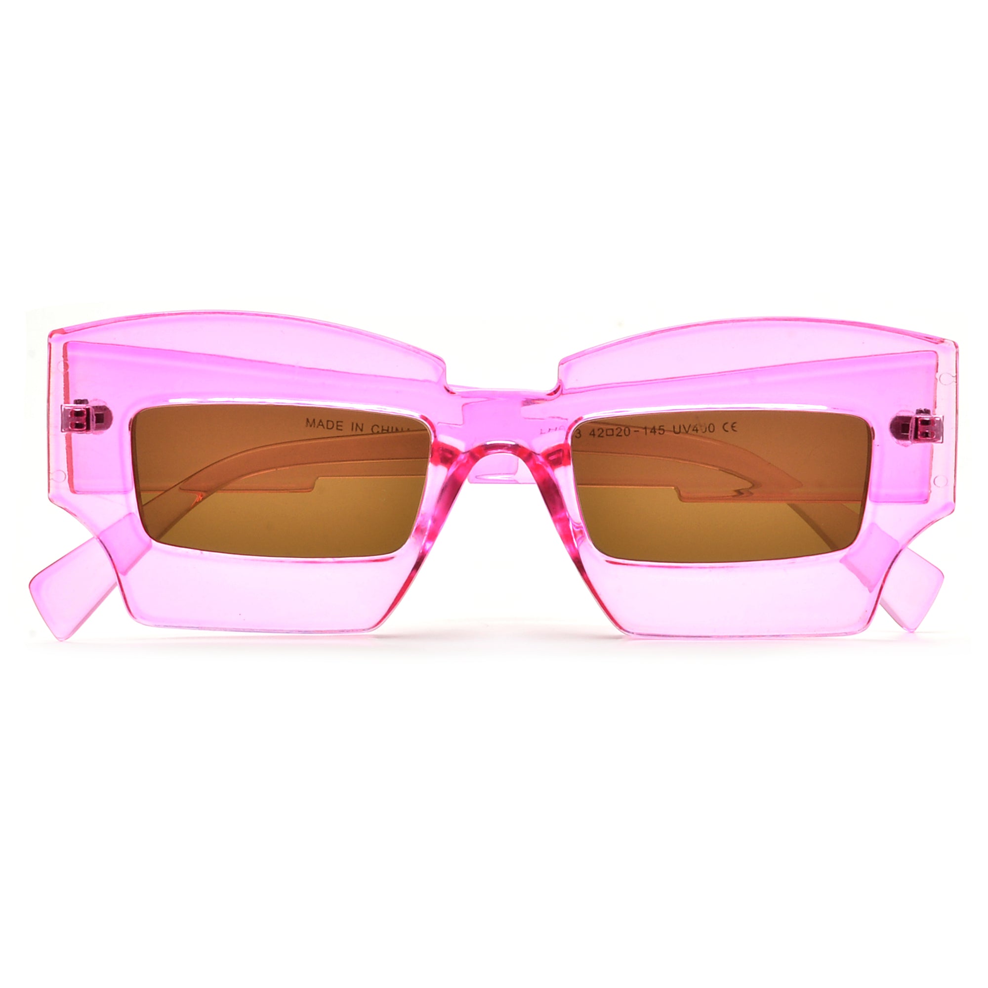 Geometric Stand Out Slim Rectangular Lens Sunnies