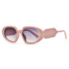 Stylish Thick Temple Oval Sunnies