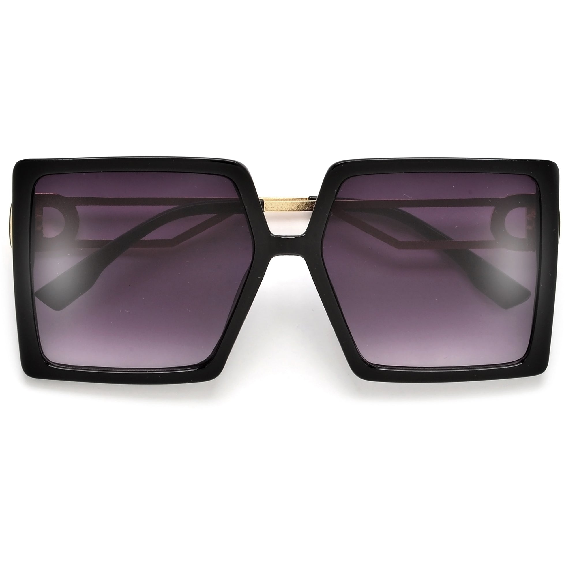 Oversize Bold Full Coverage Square Silhouette Sunnies