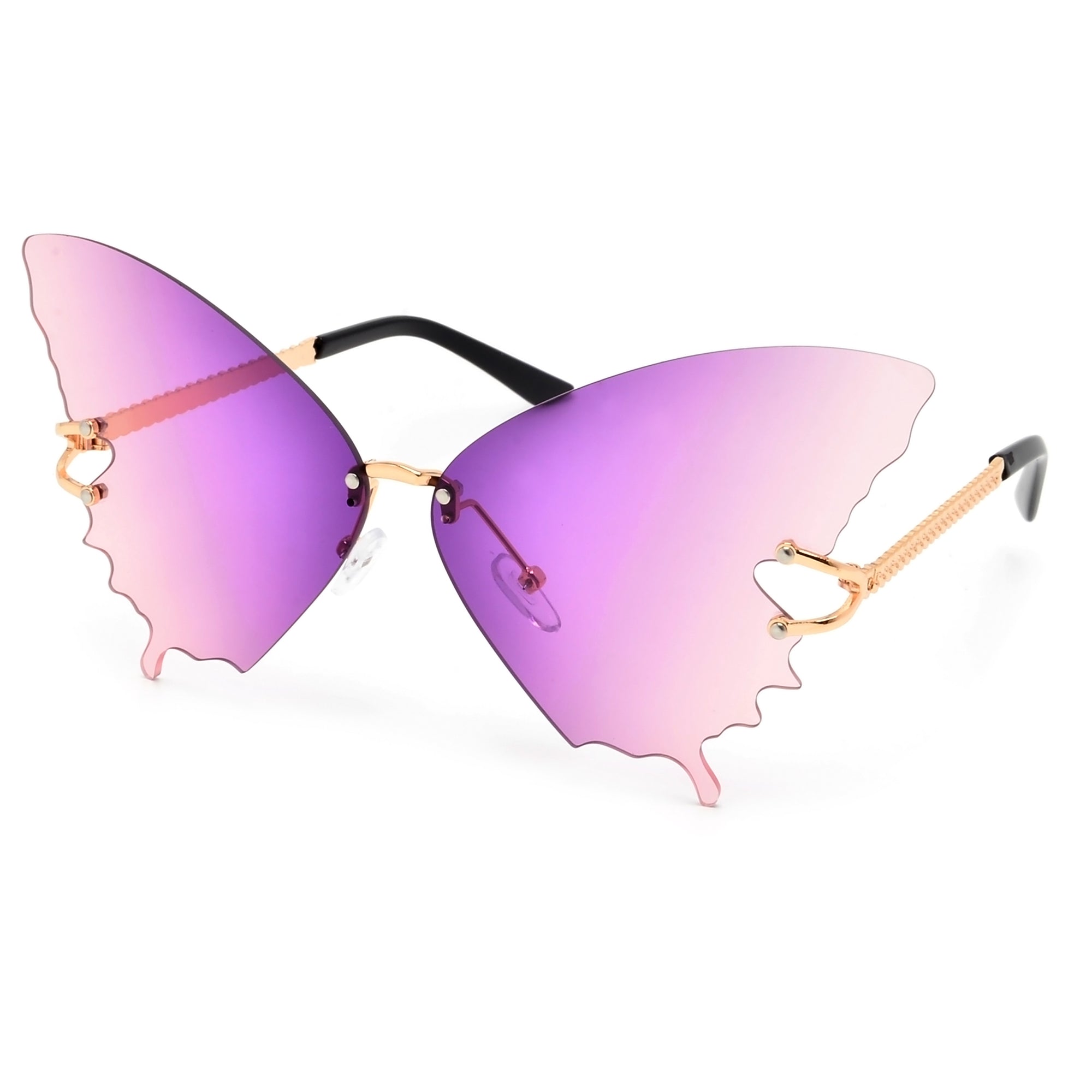 Ultra Cute Rimless Butterfly Sunnies
