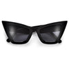 Thick High Tip Retro Chic Cat Eye Sunnies