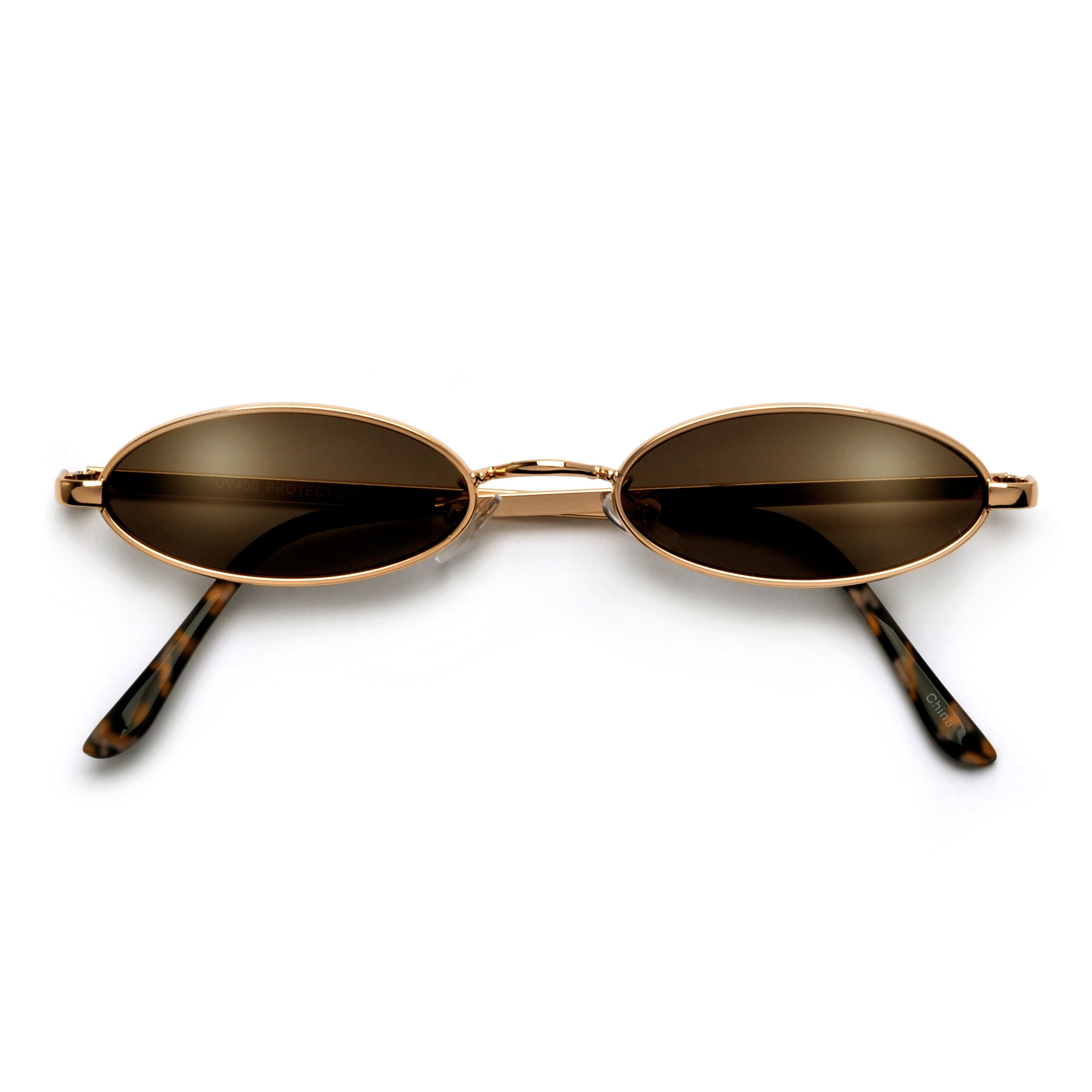S1054 - Women Retro Vintage Slim Oval Sunglasses – Iris Fashion