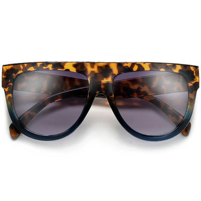 Designer Inspired Flat Top Shadow Sunglasses - Sunglass Spot