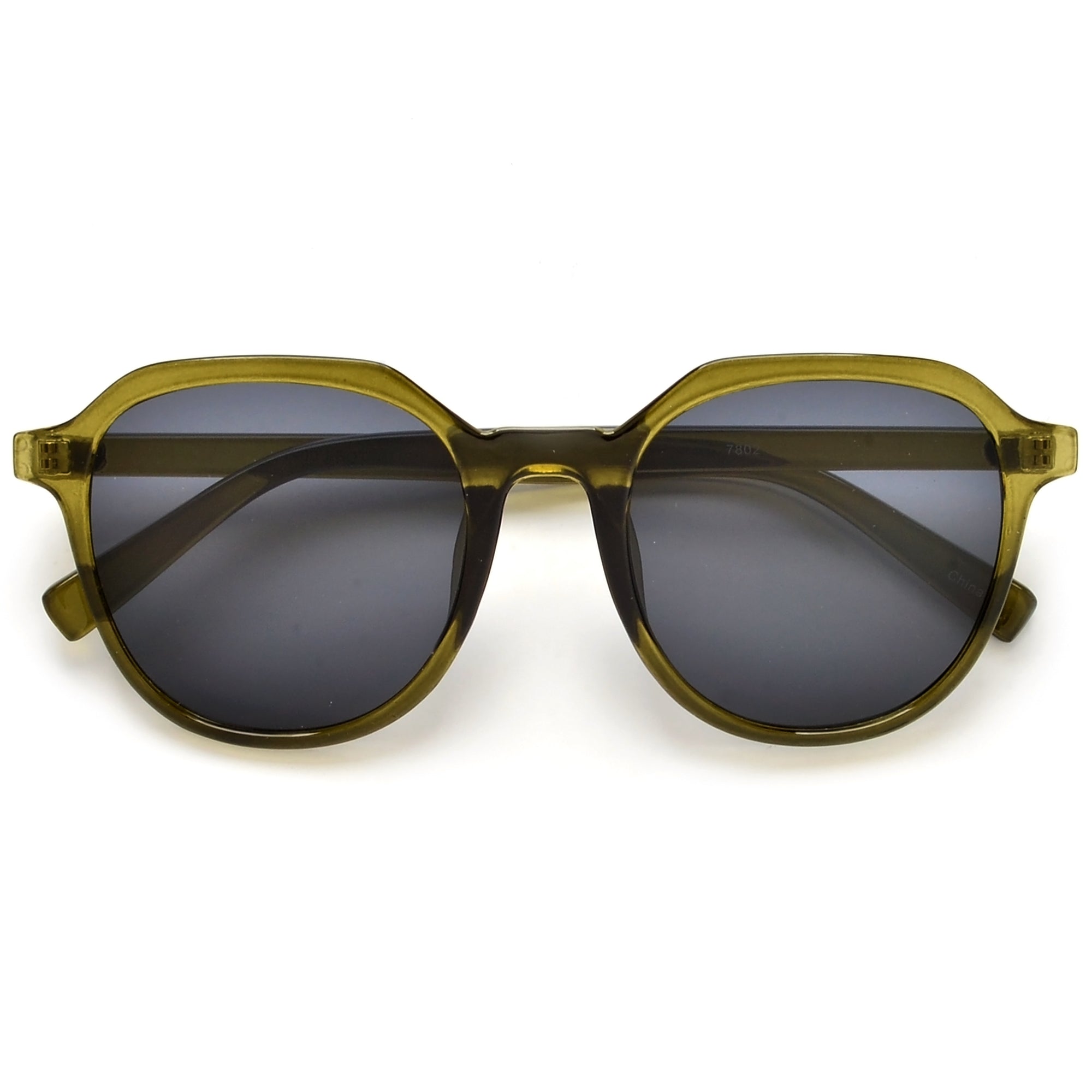 Modern Angular Round Sunglasses