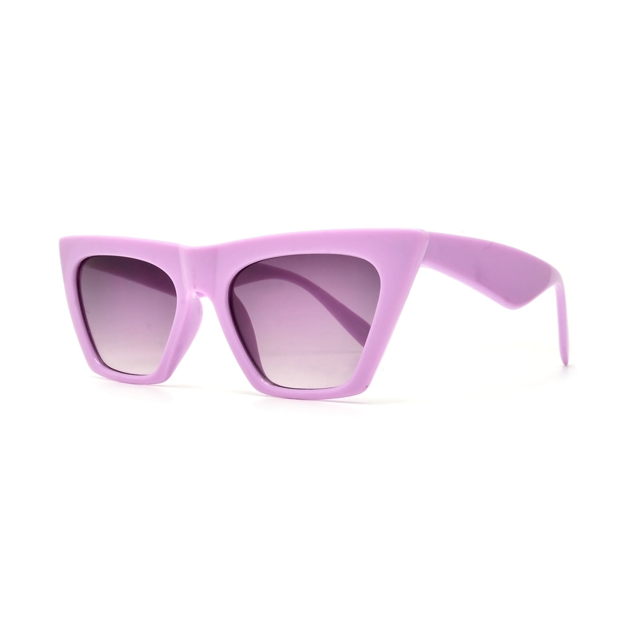 Kids Sharp Angular Bold Lil Fashionista Cat Eye Sunnies