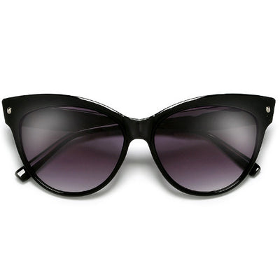 Retro Glamour 58mm Studded High Pointed Tip High Fashion Cat Eye Sunglasses - Sunglass Spot