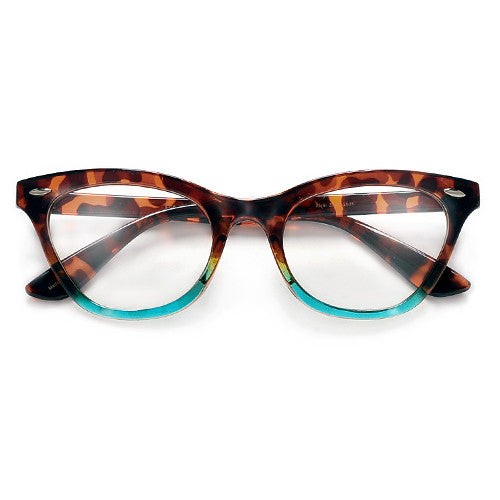 Vintage Inspired Cat Eye Silhouette Chic Trendy Reading Glasses - Sunglass Spot