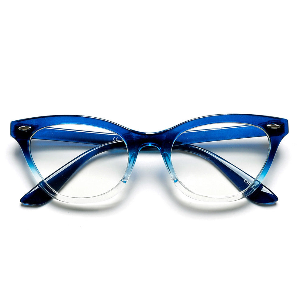 Cat Eye Glasses Frame Women Colorful Frame Clear Lens Eyewear Eyeglasses