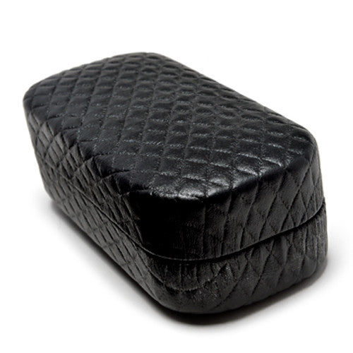 Quilted Fashion Design Protective Clam Shell Hard Case - Sunglass Spot