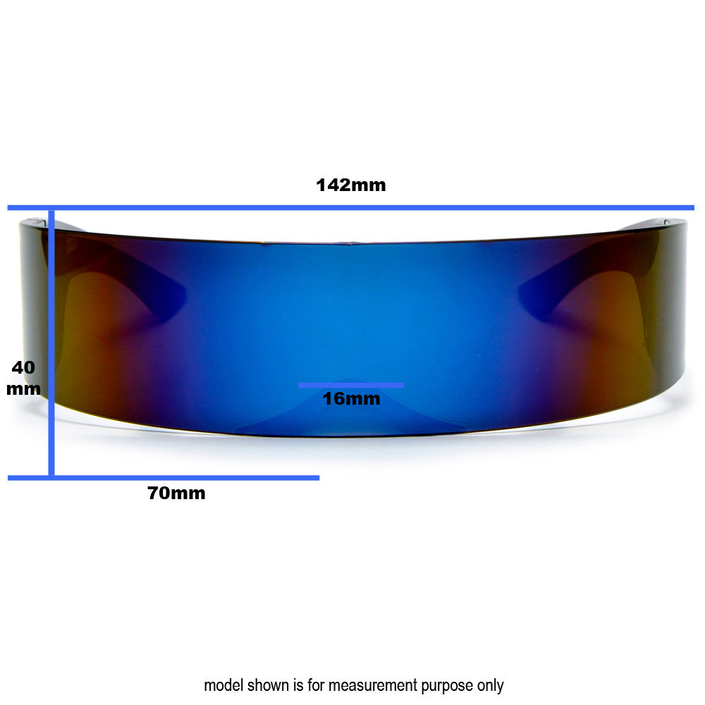 Cyclops Monoblok Shield Wrap Costume Sunglasses - Sunglass Spot