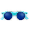 Lennon Inspired Small 42mm Round Flip-Up Sunglasses / Glasses - Sunglass Spot