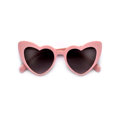 Kids Adorable High Tip Cute Heart Sunglasses - Sunglass Spot
