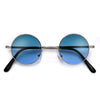 Iconic Lennon Inspired 41mm Round Mini Spectacle Sunglasses - Sunglass Spot