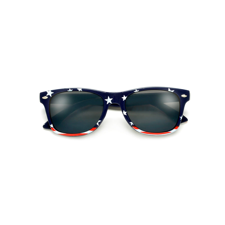 Kids Patriotic Stars and Stripes Classic Sunglasses - Sunglass Spot