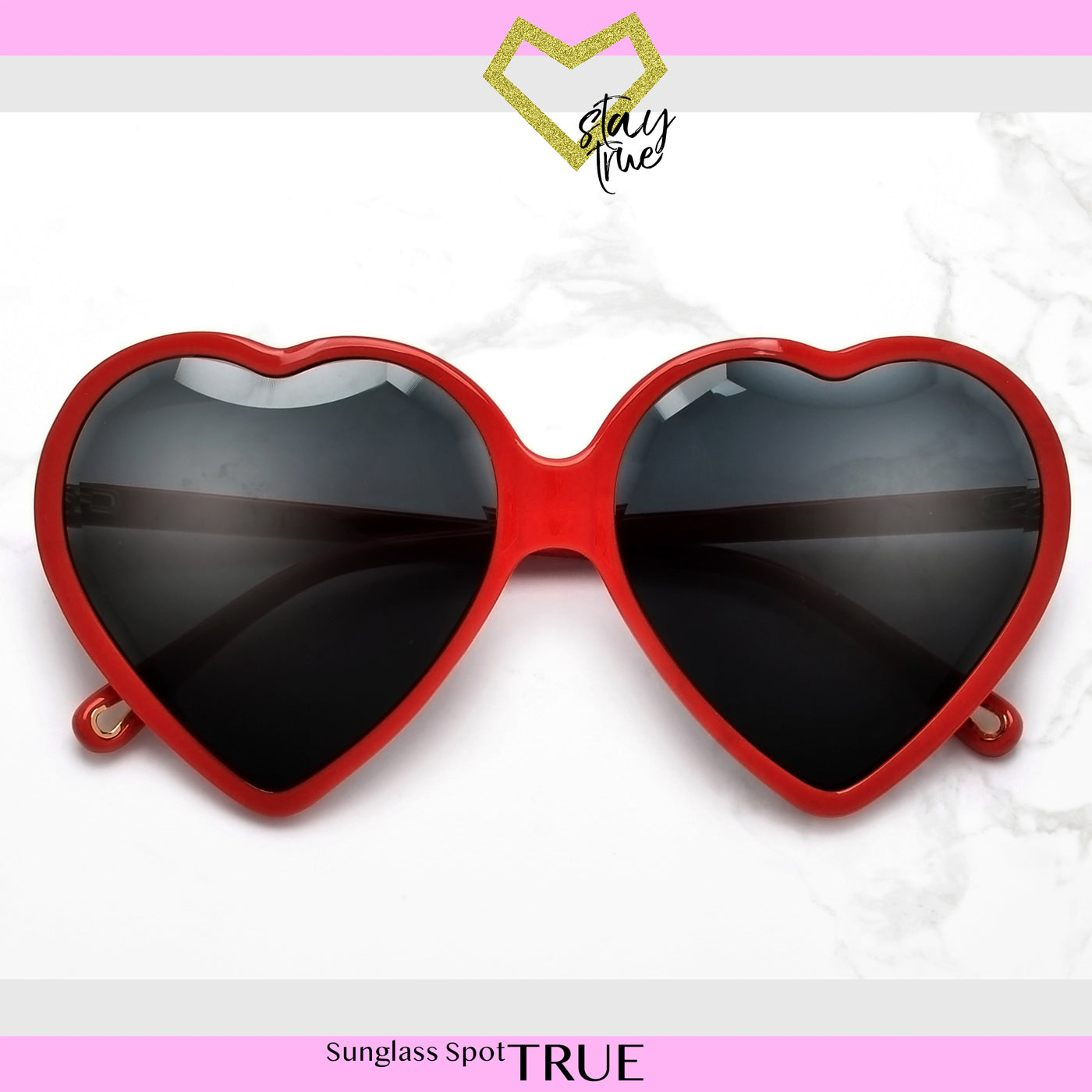 Heartbeat - Mirrored Heart Sunglasses Bad Bunny Heart Sunglasses