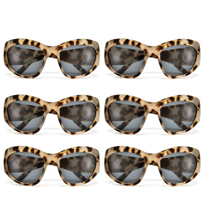 Oversize Bold Full Coverage Celebrity Fashion Sunglasses