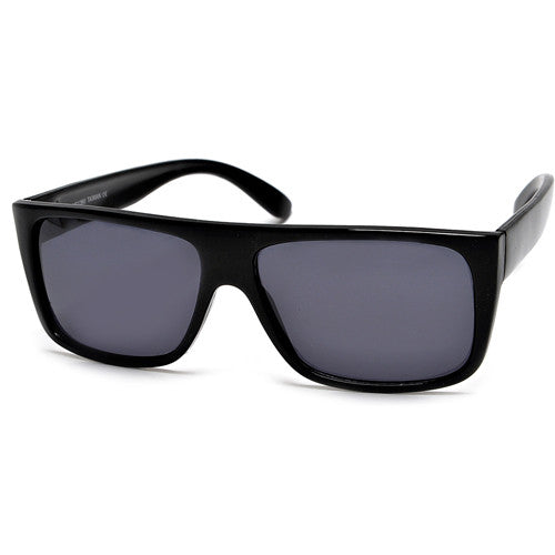 Fresh Squared Off Flat Top Stylish Street Scene Shades - Sunglass Spot