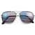 Patriotic American Flag Classic Square Frame Aviator Sunglasses