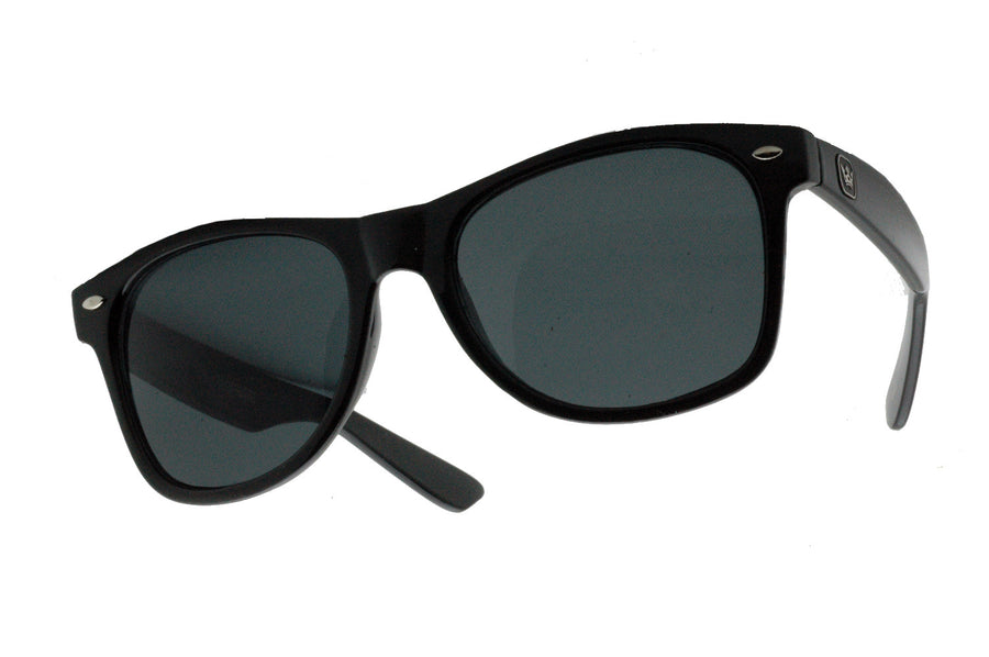 2 Pack Classic Black Horn Rimmed Dark Lens 80s Style Sunglasses