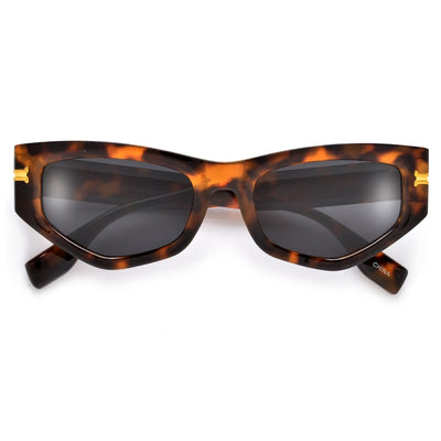 Slim Angular Retro Appeal Sunglasses