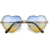 Adorable Heart Shaped Colorful Ombre Lens Sunnies - Sunglass Spot