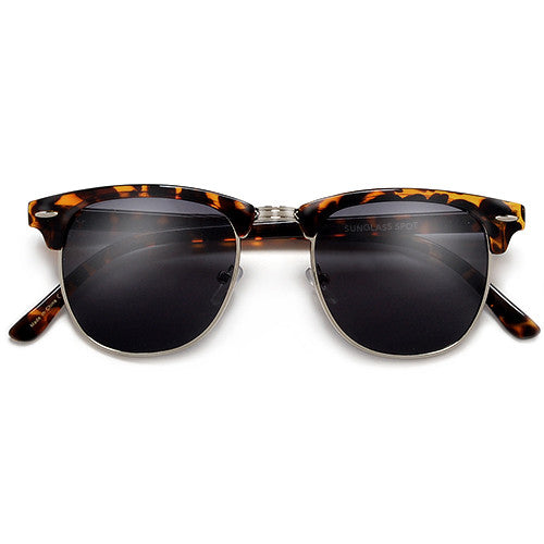 Classic Original Half Frame Semi-Rimless Sunglasses - Sunglass Spot